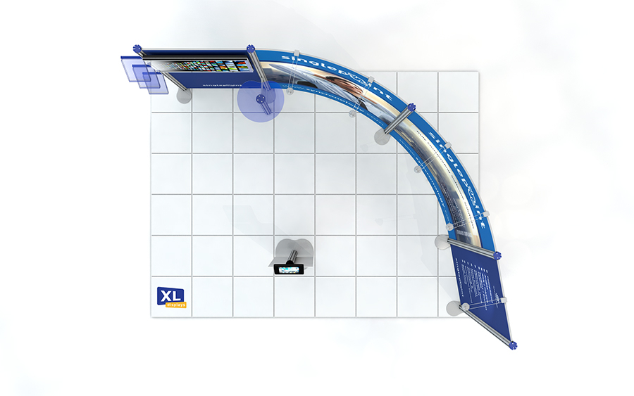 Plan View - 3x4 Centro Stand