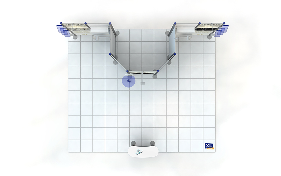 5x6m Centro Display System Plan View