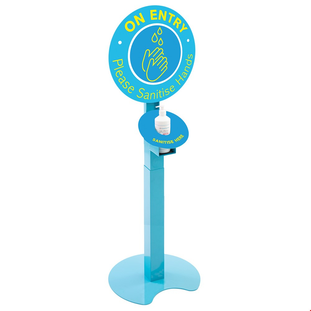 Childrens Height Adjustable Freestanding Hand Sanitisers - Custom Design 