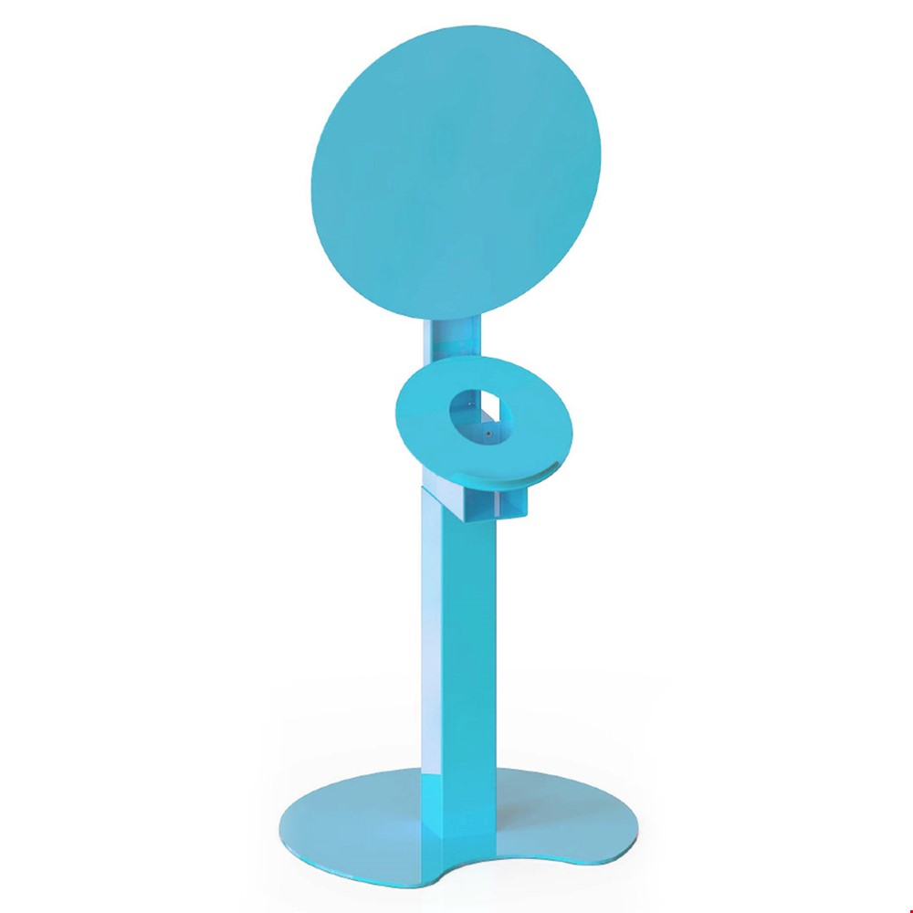 Kids Height Adjustable Hand Sanitiser Station - Plain Blue