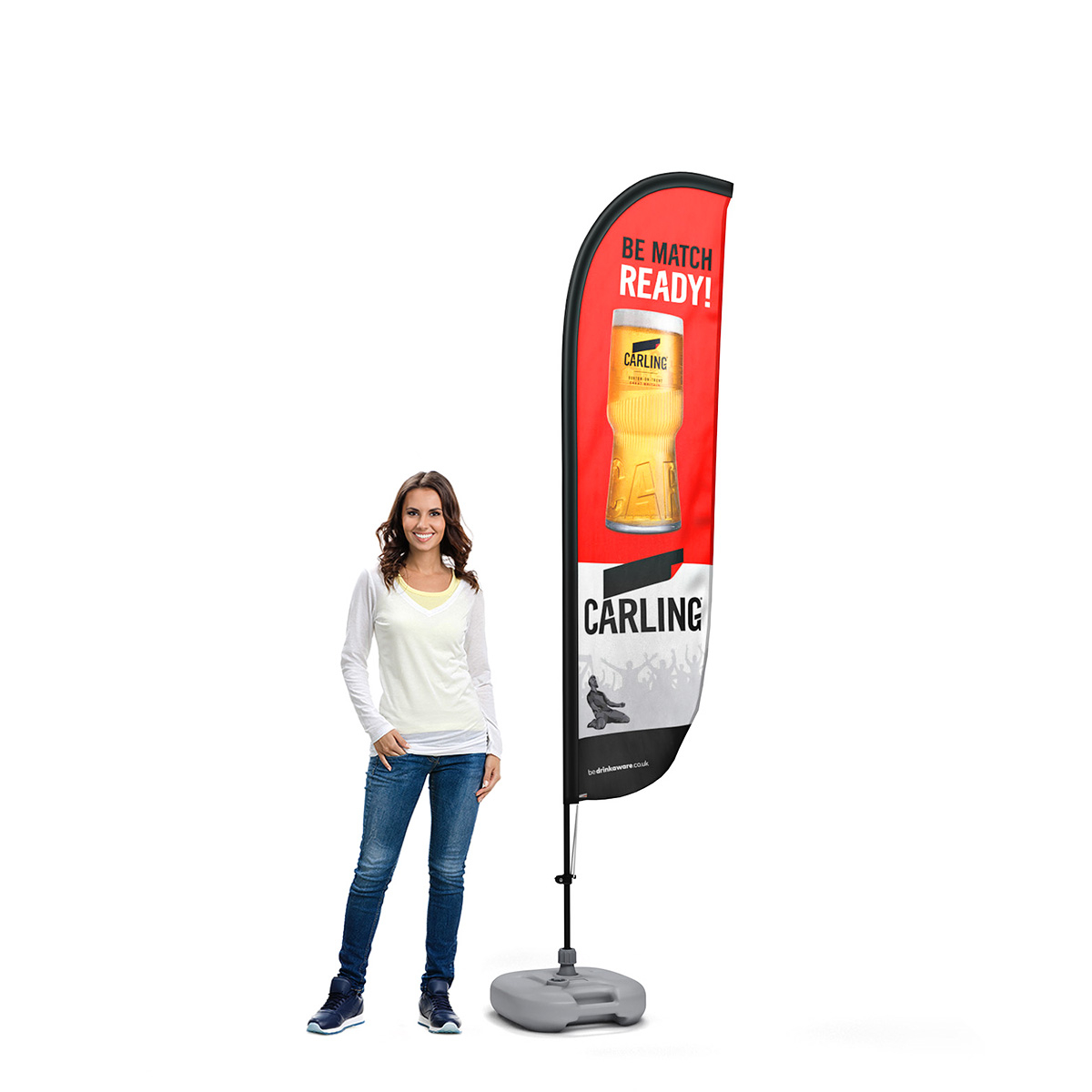 Crest Flag Banners Small 2.6m