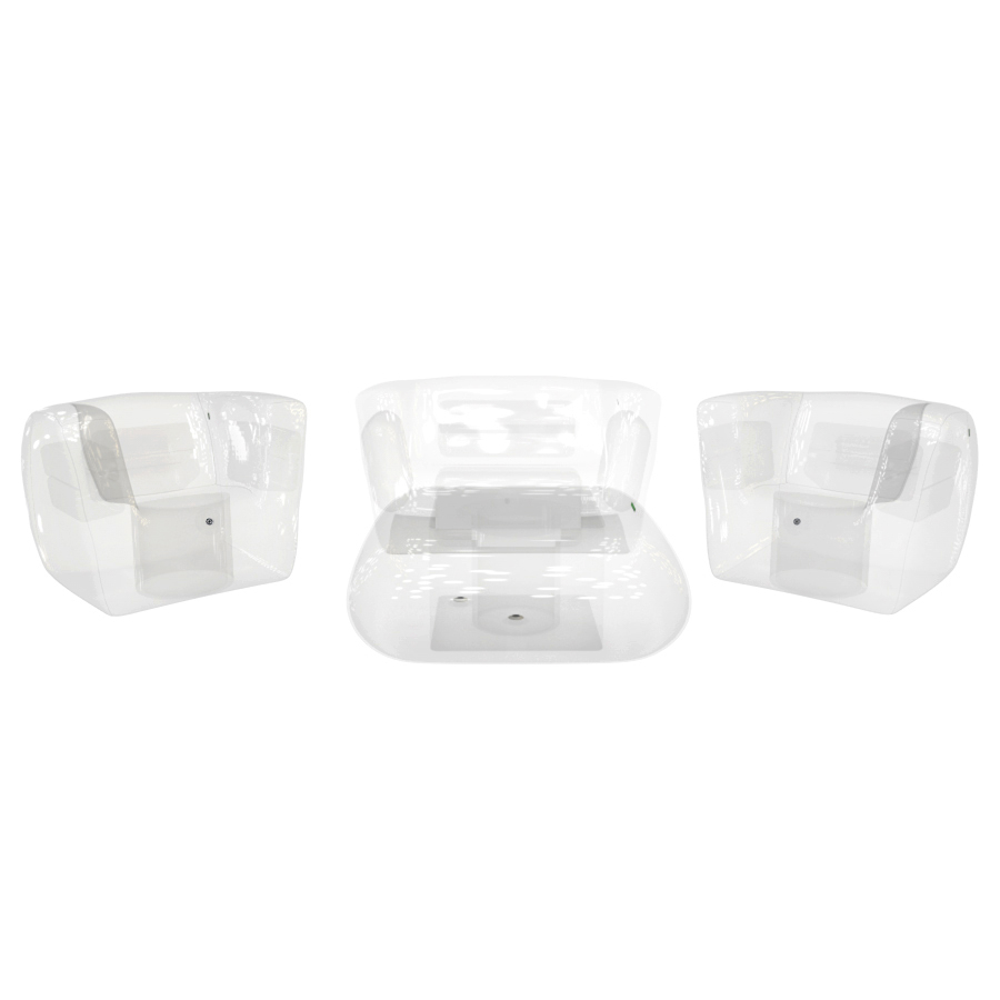 Crystal Clear Inflatable Furniture Set