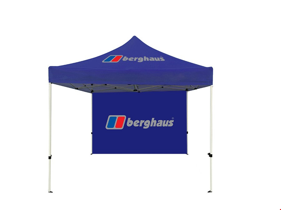 Custom Printed 3m x 3m Pop Up Gazebo With Branded Backwall
