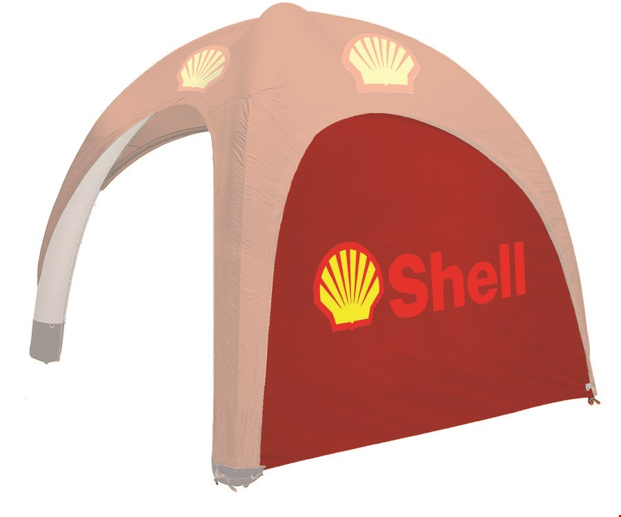 Custom printed sidewall for 3m x 3m inflatable event tent. Choose from branded or unbranded options in three plain colours. Made in the UK with fast delivery.