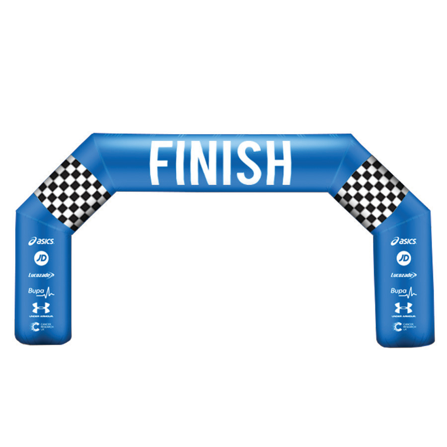 Custom Printed Angled Inflatable Arches