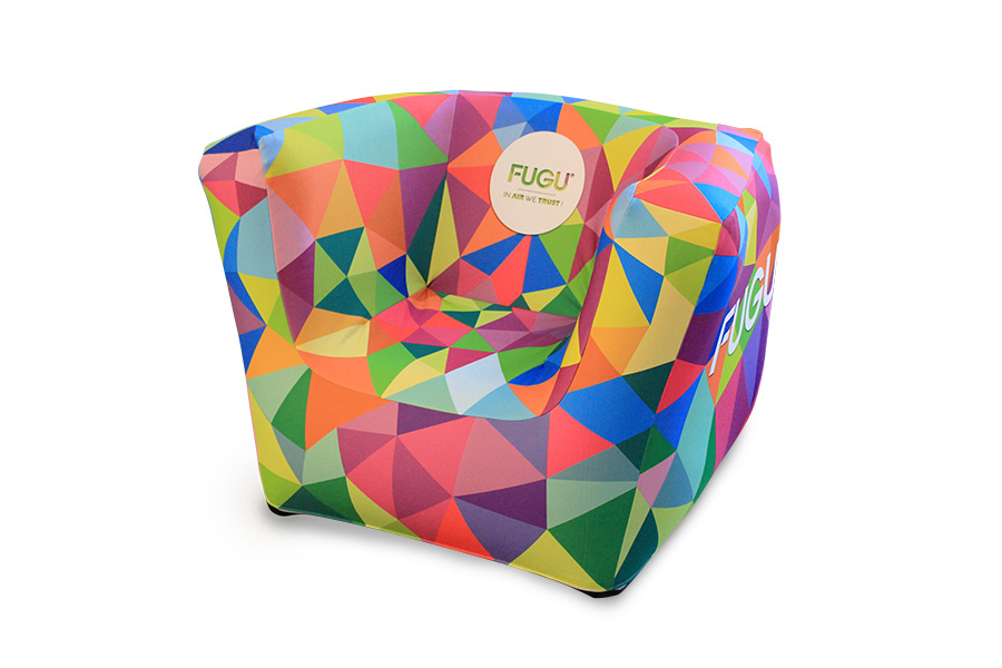 Inflatable Chair with Full Colour Dye-sublimation Printing
