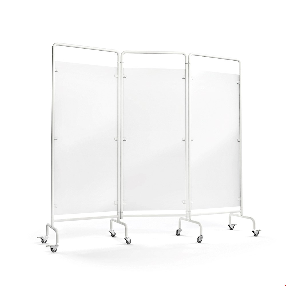 DIGNITY® Medical Screens On Casters - 3 Panel Privacy Screen