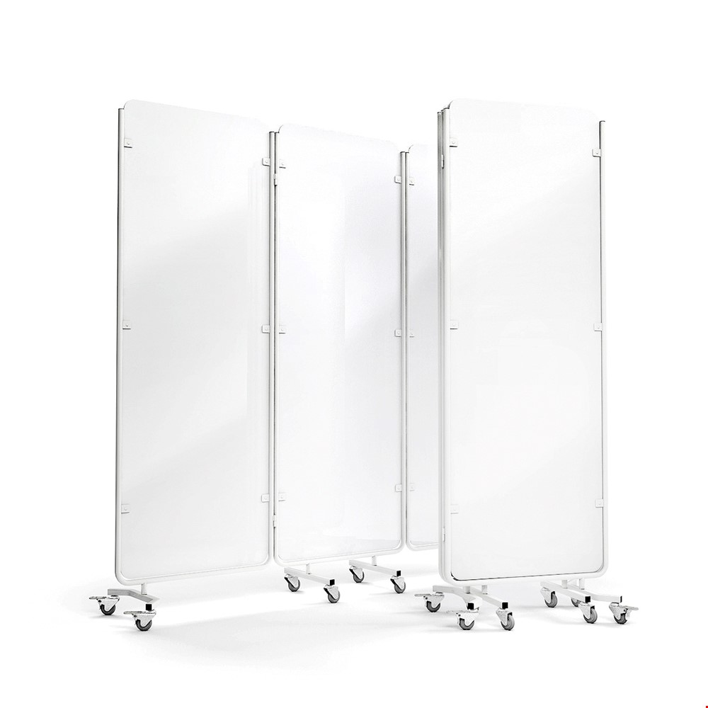 DIGNITY® PLUS Mobile Hospital Medical Privacy Screens With 3 Panels