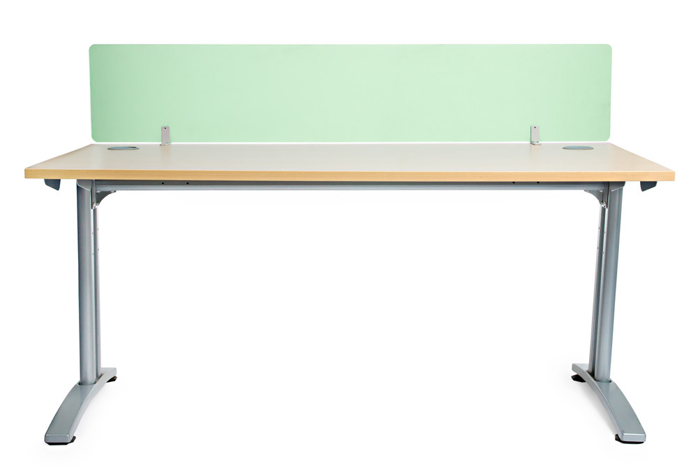 Perspex Acrylic Desk Partition Screen - Fresh Aqua