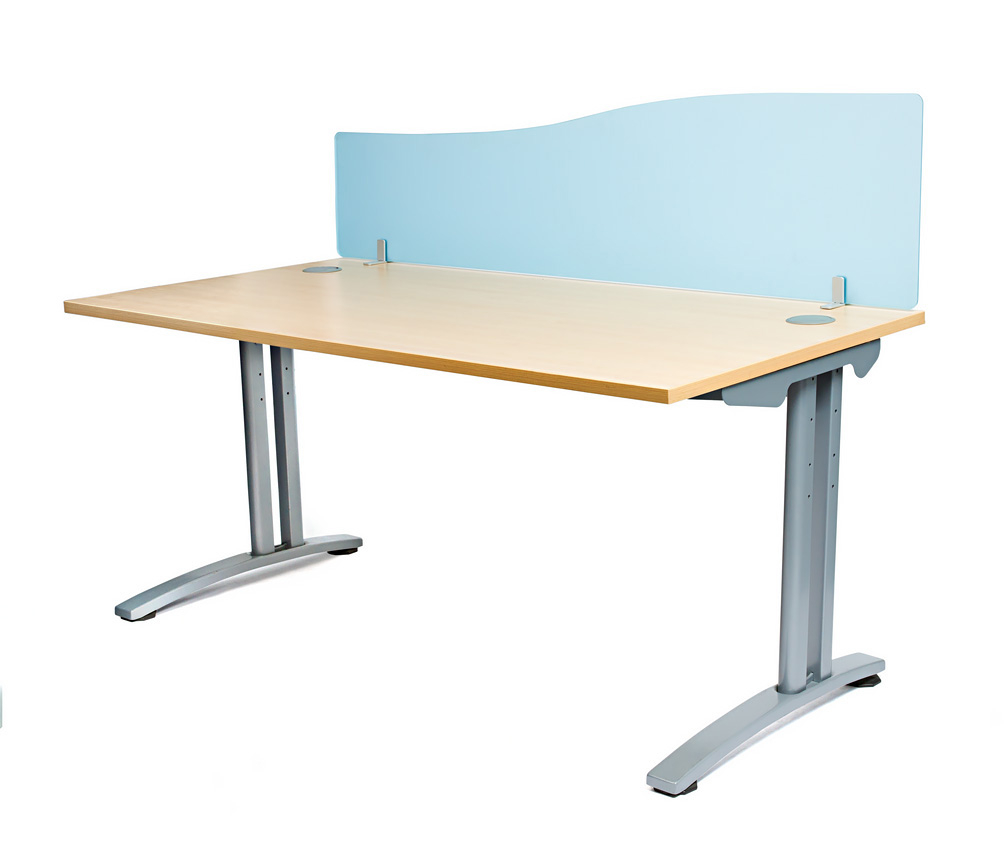 Summer Blue Acrylic Desk Partition