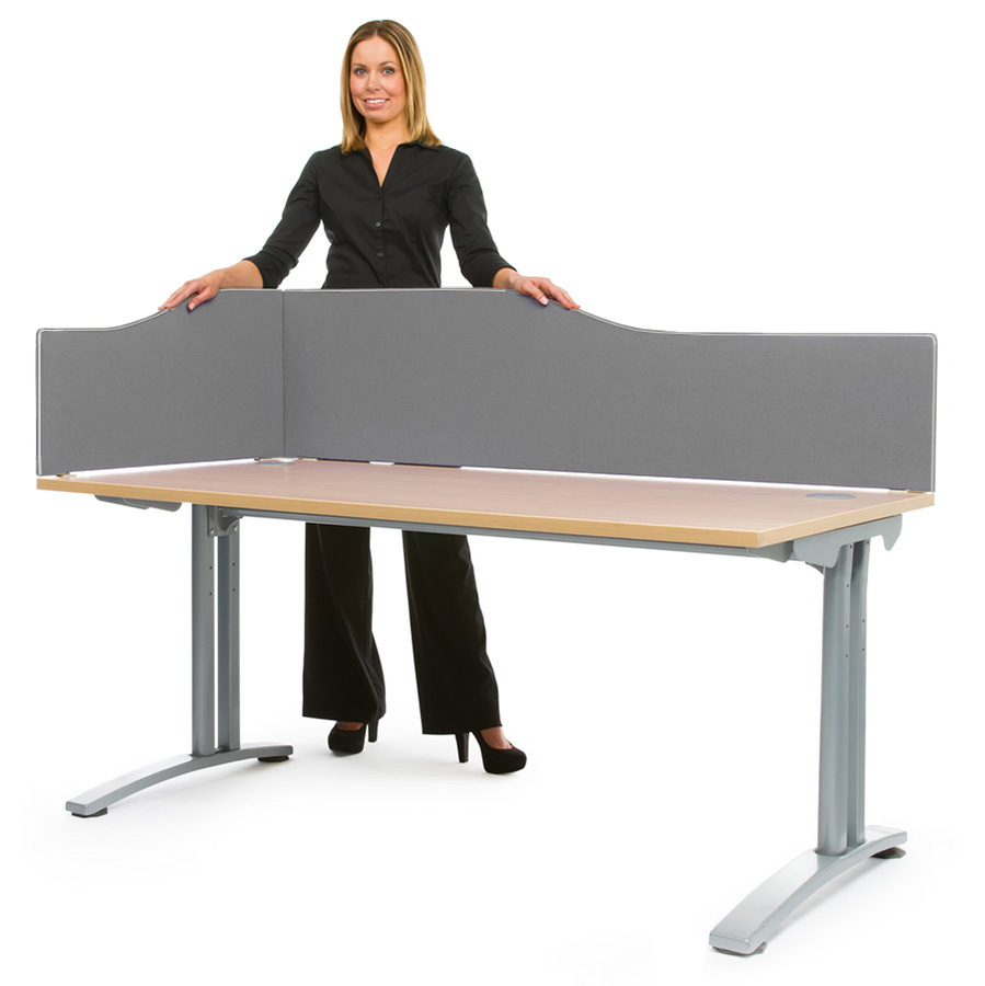 Desk Screens Wave Shaped Desk Partition Office Screens