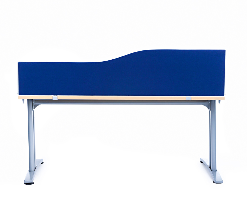 Acoustic Office Partition in Royal Blue