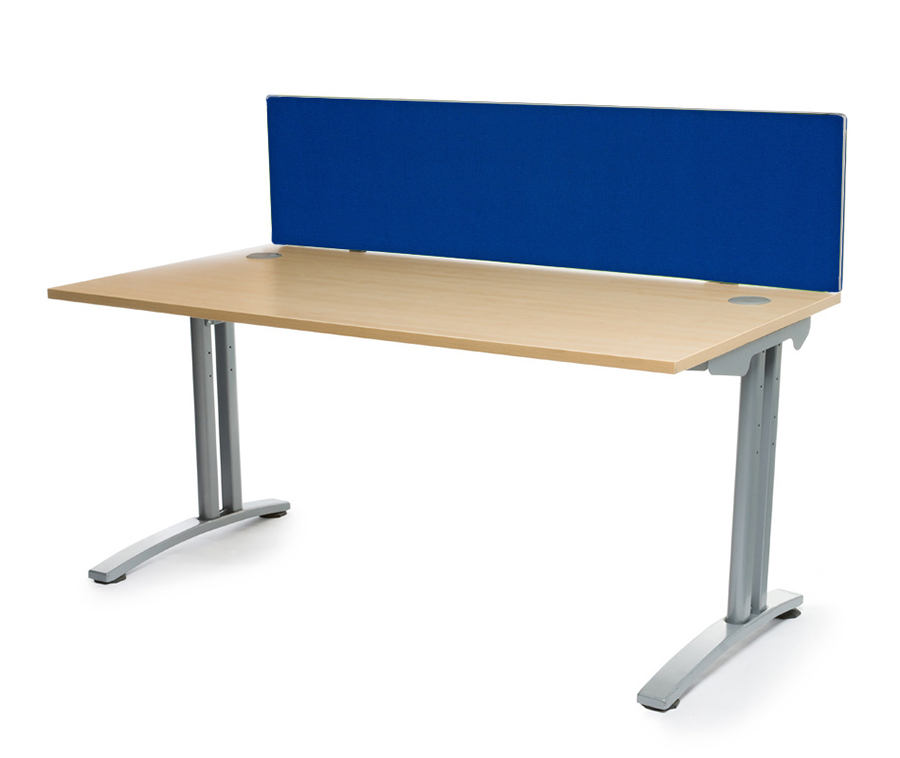 Desk Screen in Scuba Blue
