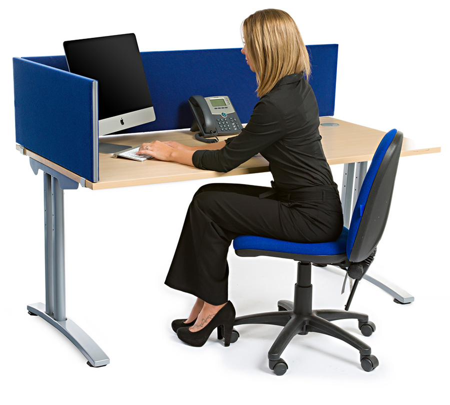 Desk Partitions are Ideal for Giving Desk Privacy