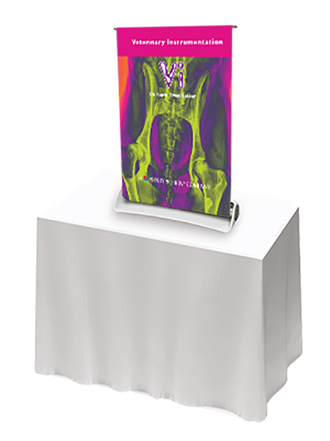 Compact Desktop Pull Up Banner