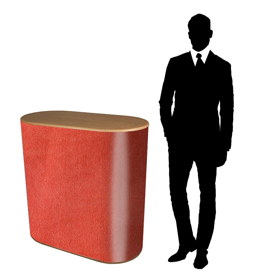 Portable Counter with Fabric Wrap - 12 Fabric Colours