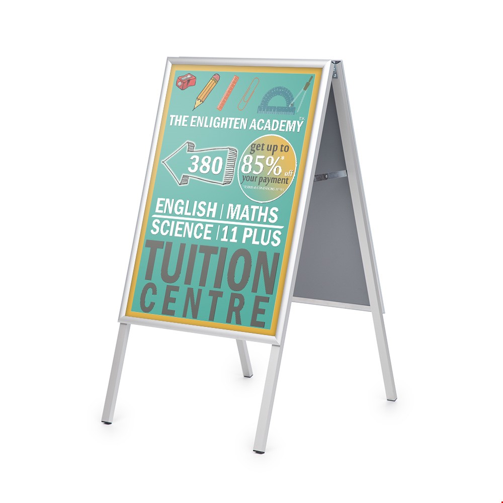ECO-Lite Folding A-Frame Sign Board With Printed Posters