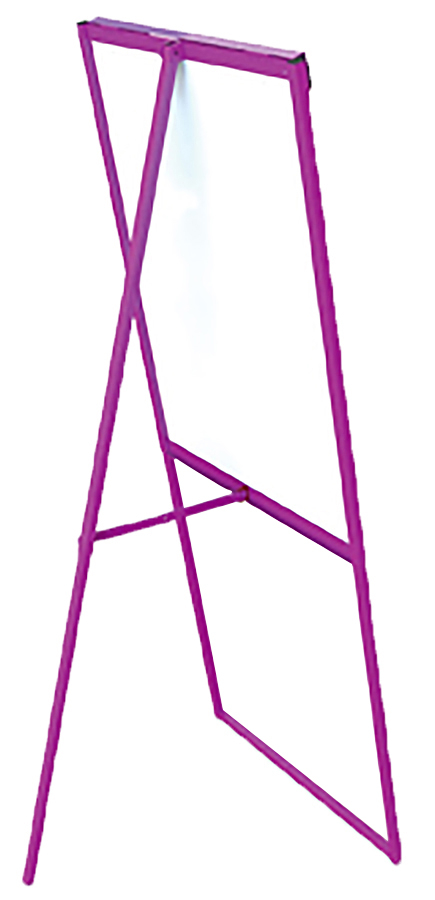 Portable Easel 2 Clix Whiteboard in Standing Height