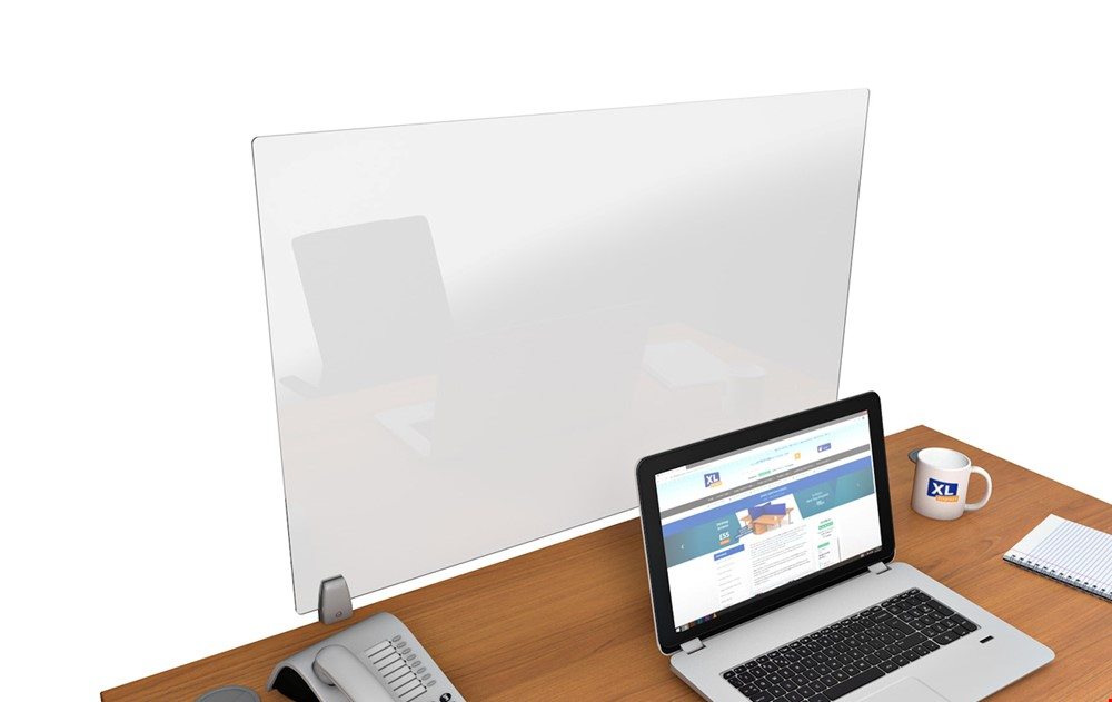 EasyFit Perspex Screens For Desks 1200mm Wide 