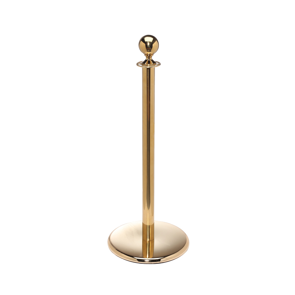 Elegance Pole And Rope Barriers Brass Stanchion And Ball Top