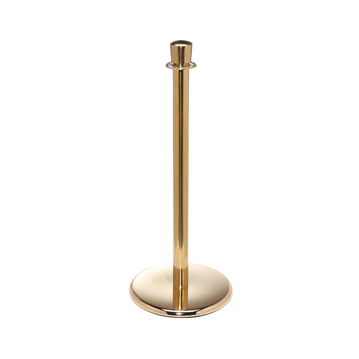 Elegance Pole And Rope Barriers Brass Stanchion And Crown Top