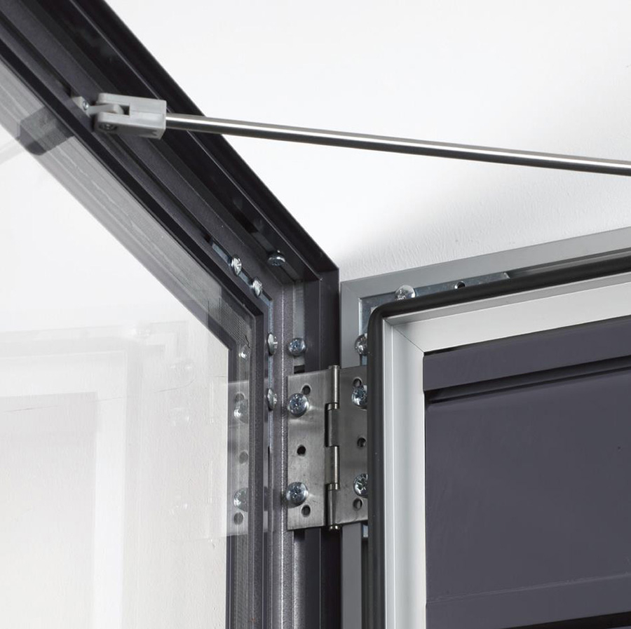 Hinge System With Door Stay
