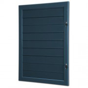 Gentian Blue Noticeboard with Grip Rail