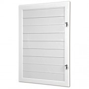 Enclosed Bulletin Board in Signal White