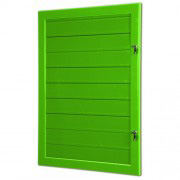 Lockable Changeable Letter Board in Traffic Green
