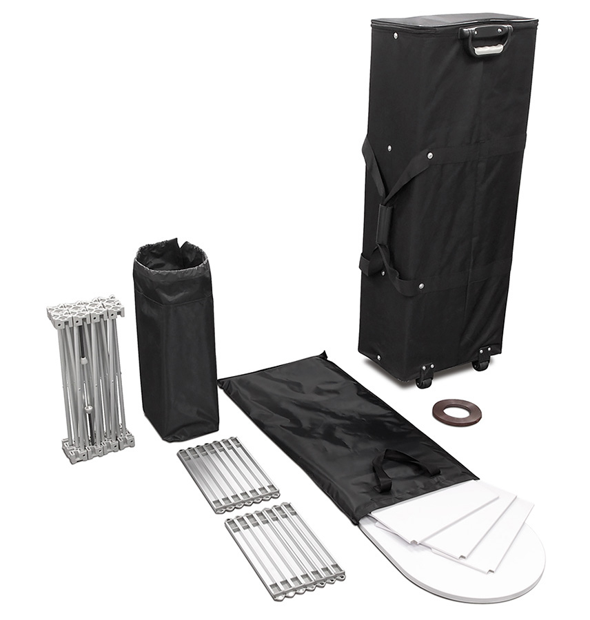 Eurostand Pop Up Counter 2x1 Contents