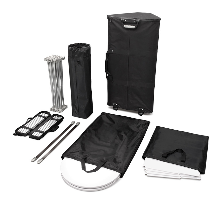 Eurostand Pop Up Counter 2x2 Contents