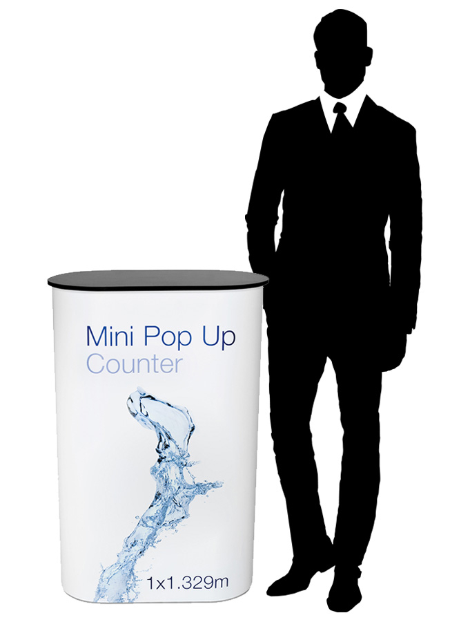 Eurostand Pop Up Counter 2x1