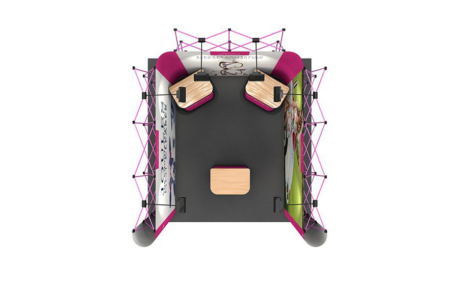 Plan View of 3m x 3m Exhibition Stand