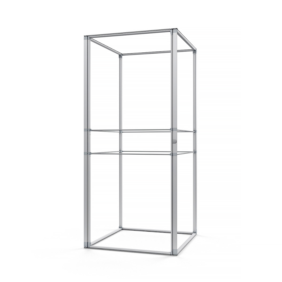 FABLOK® Exhibition Stand Storage Cupboard Aluminium Frame Structure, Access Door Closed.