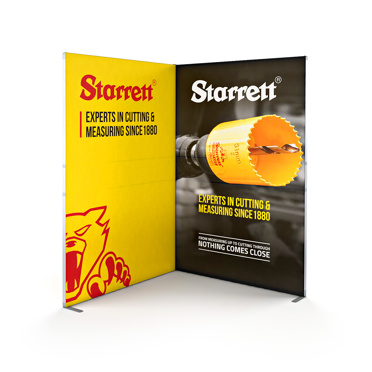 FABLOK® Exhibition Stand 2m x 2m Corner Display Backdrop