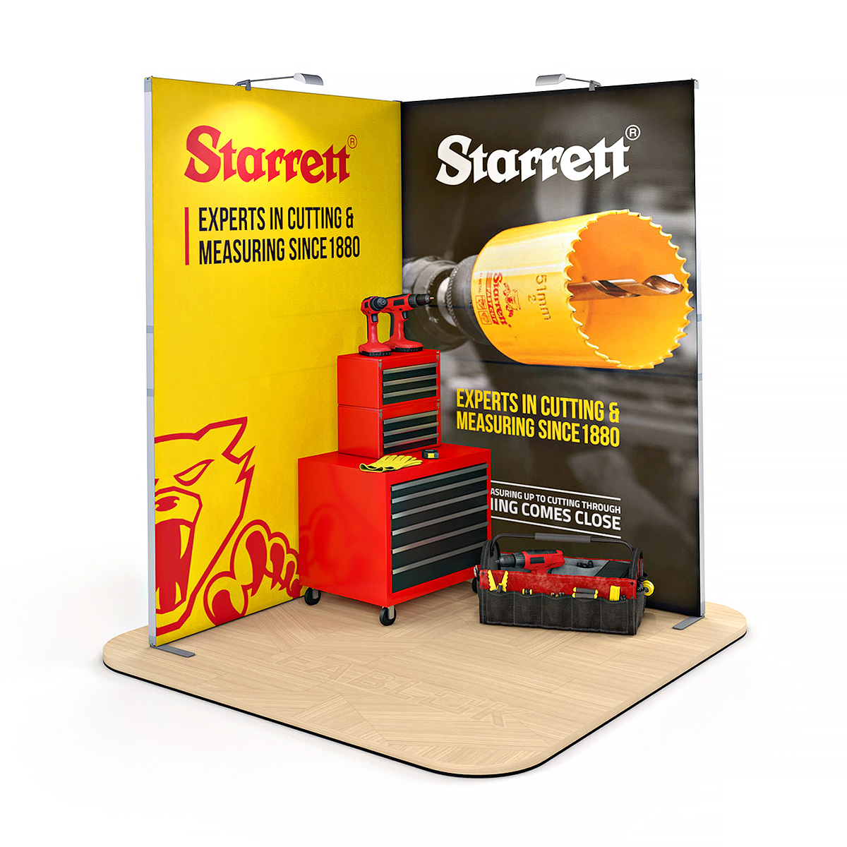 FABLOK® Fabric Exhibition Booth 2m x 2m