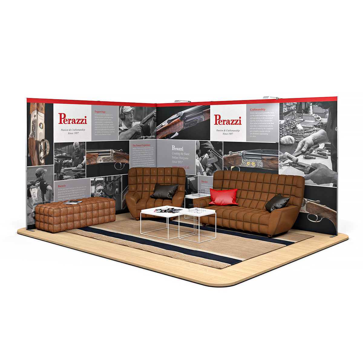 FABLOK® Fabric Exhibition Stand 4m x 4mL-Shape