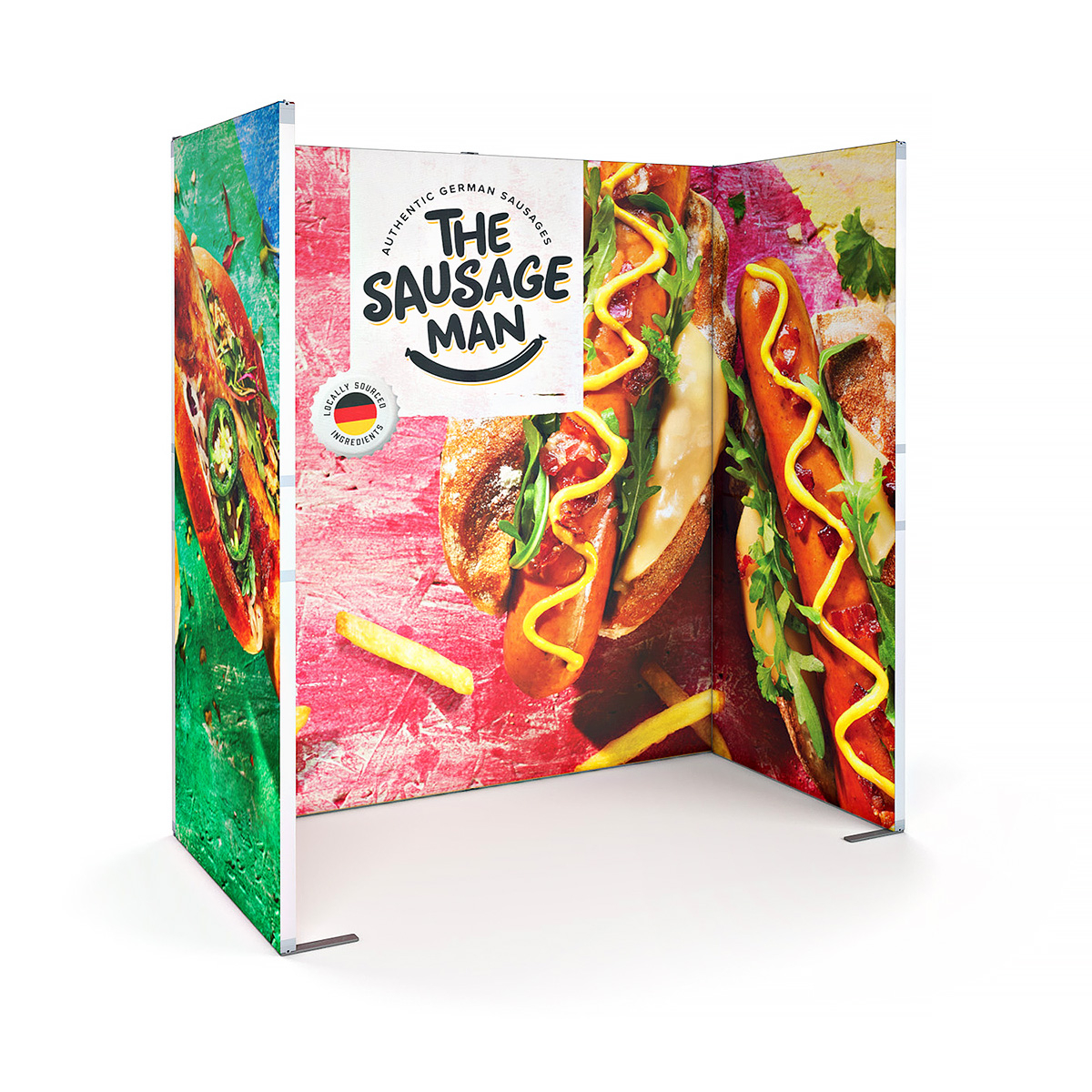 FABLOK® Fabric Display Booth U-Shape 2m x 1m 