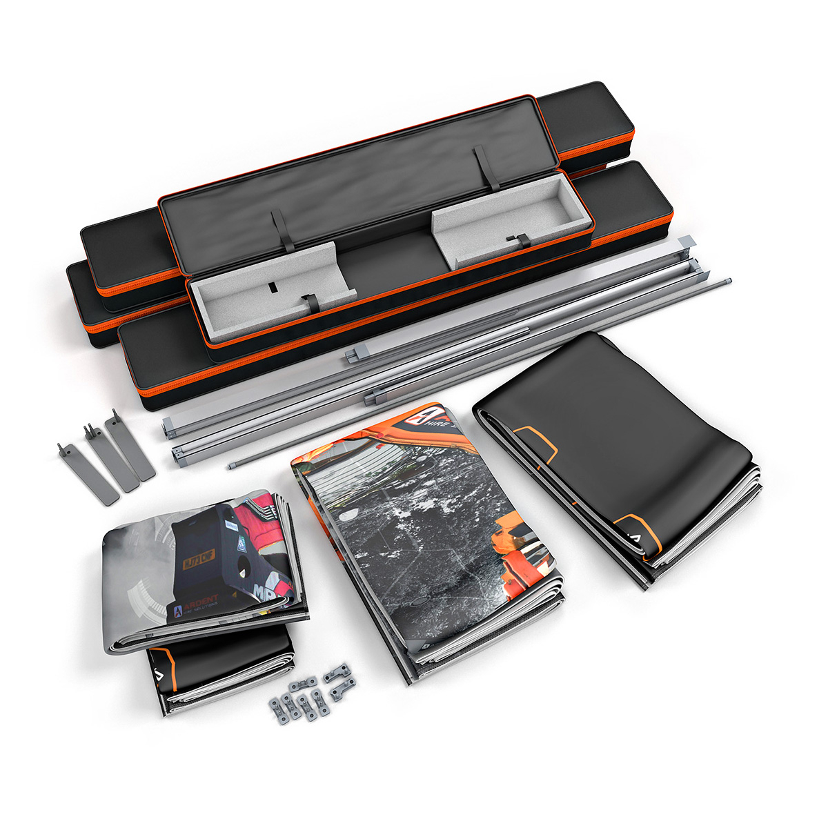 FABLOK® Displays Quickly Folds Down into Easy to Transport Pieces