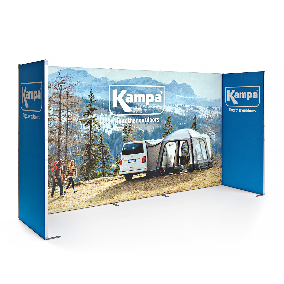 FABLOK® Tension Fabric Display Stand 4m x 1m Exhibition Booth