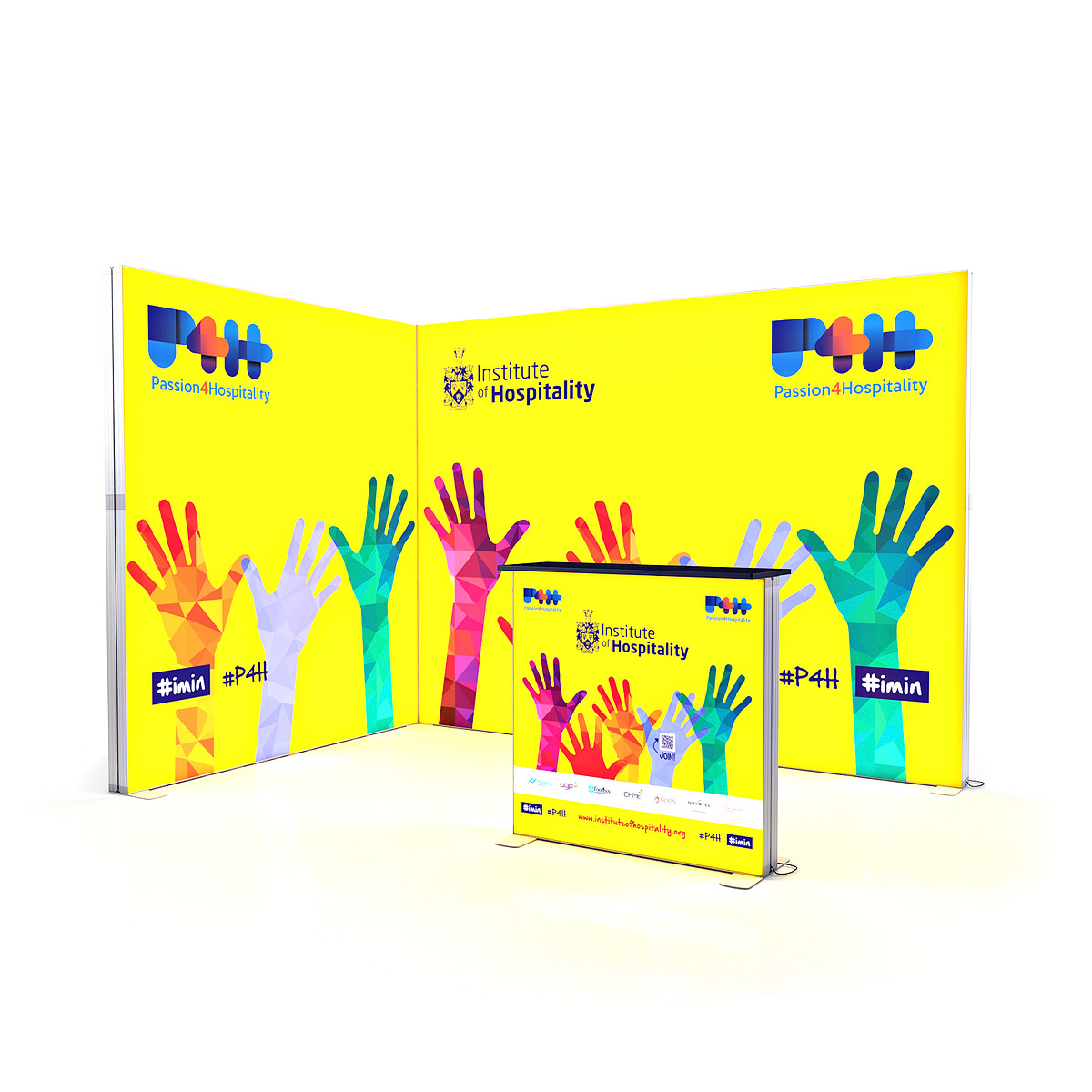 FABRILUX<sup>®</sup> 3x2 LED Lightbox Freestanding Fabric Exhibition Stand Kit 9
