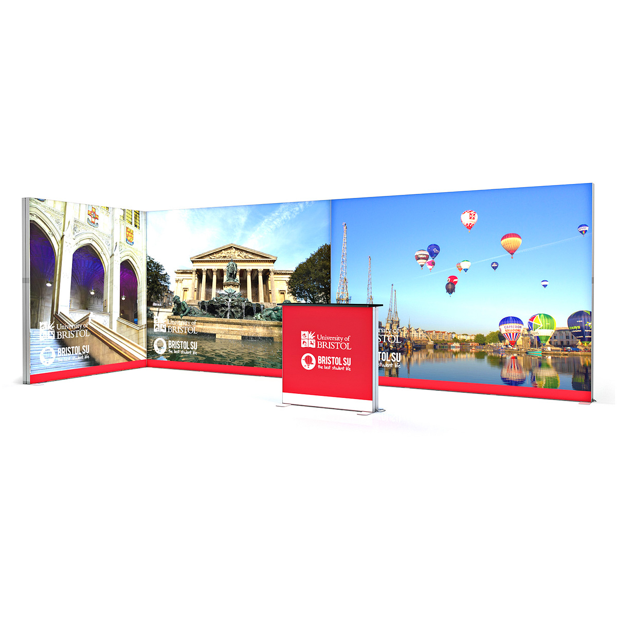 FABRILUX<sup>®</sup> 6x2 LED Lightbox Fabric Exhibition Stands Kit 27