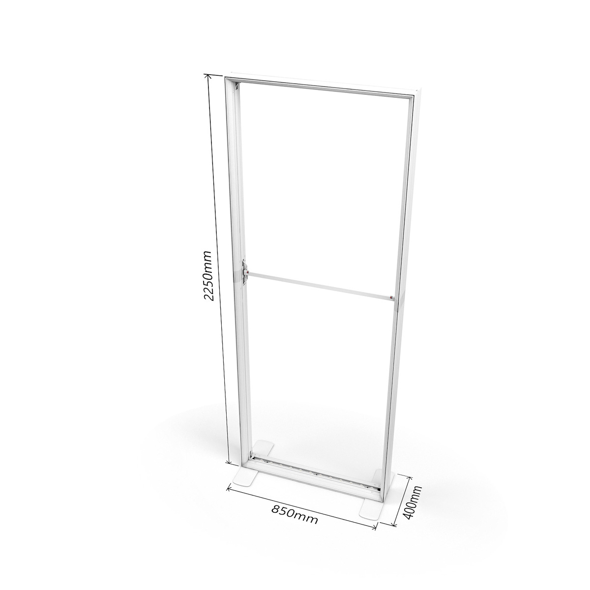 Dimensions of FABRILUX® LED Lightbox 850 x 2250mm