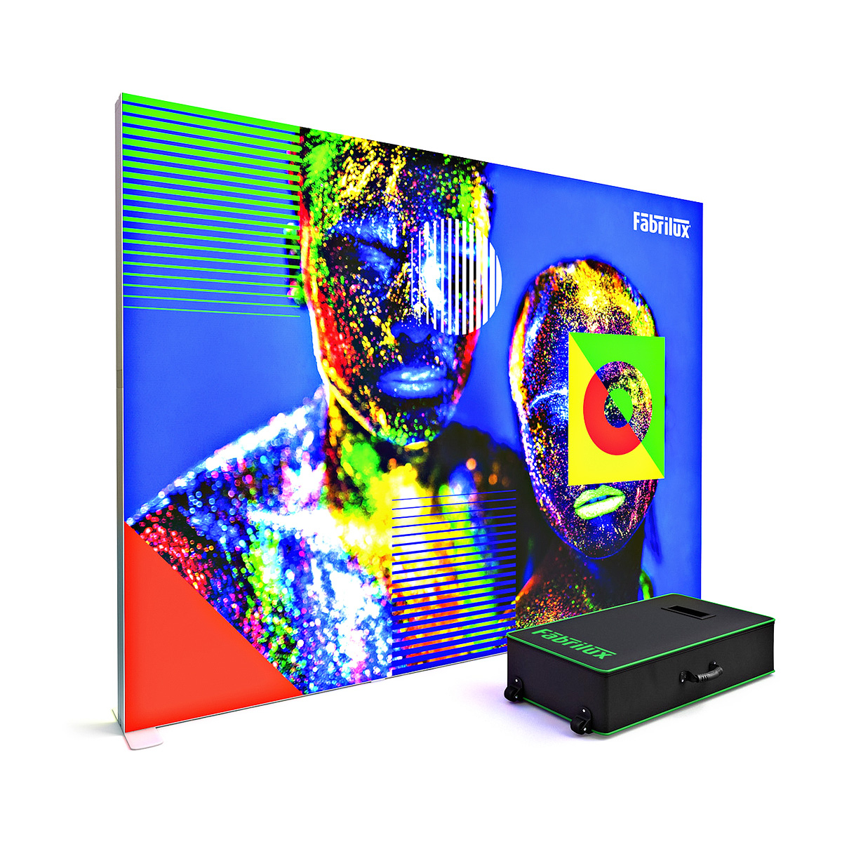 FABRILUX<sup>®</sup> Freestanding LED Backlit Exhibition Stand Lightbox 3000 x 2250mm