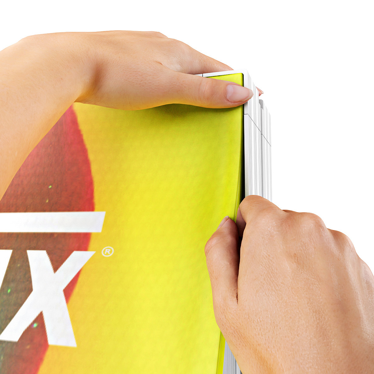FABRILUX® LED Fabric Lightbox Printing SEG Graphics Installation 2x2