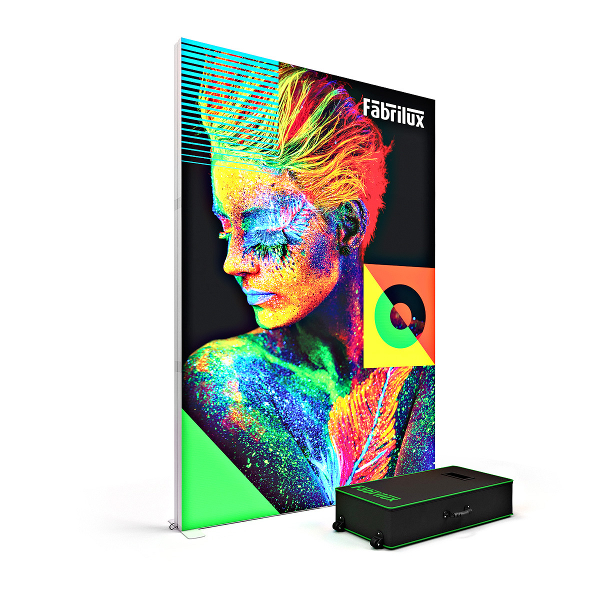 FABRILUX<sup>®</sup> XL LED Lightbox Backlit Exhibition Stand 2000mm x 3000mm High