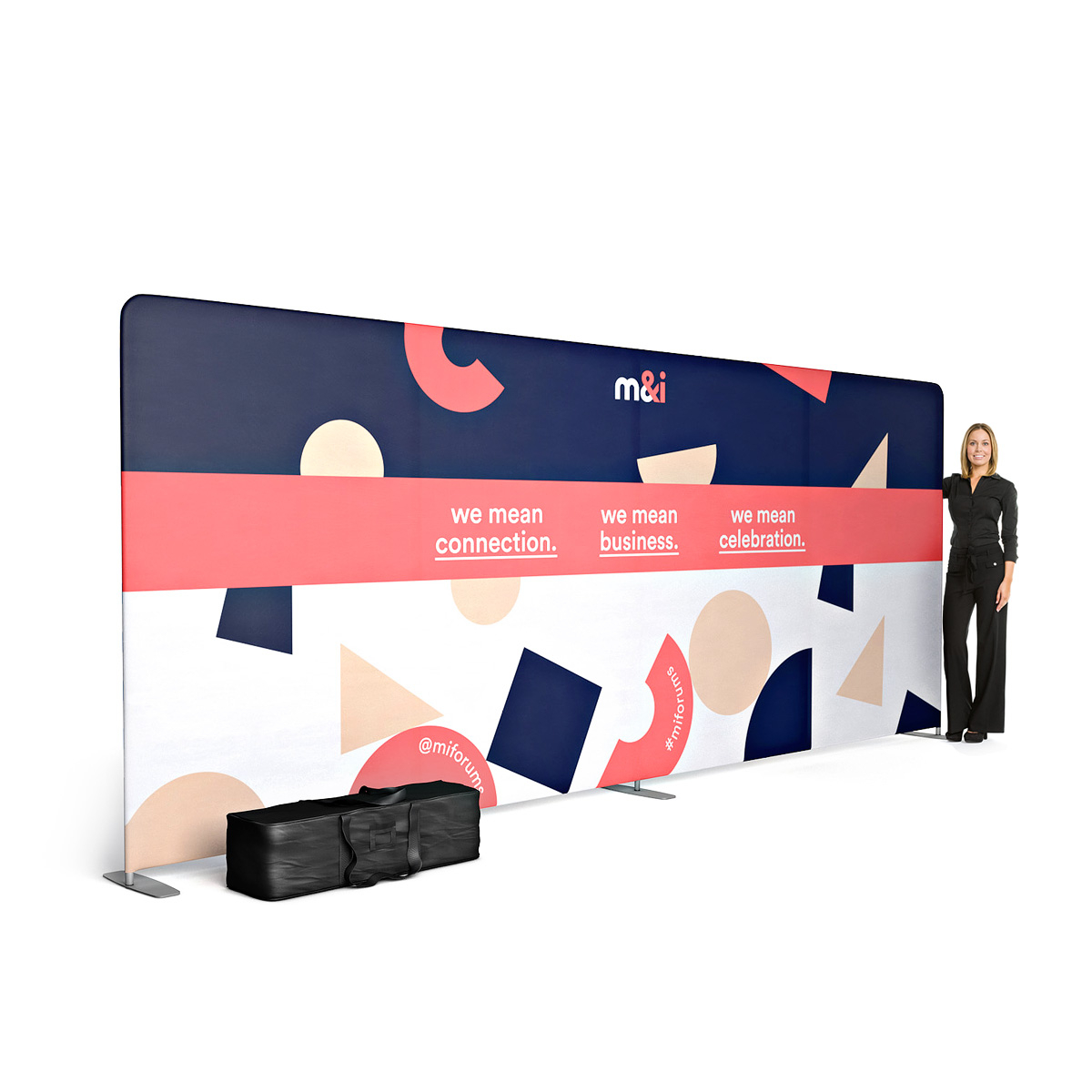 FABRIWALL Stretch Fabric Exhibition Stand 5m x 2m