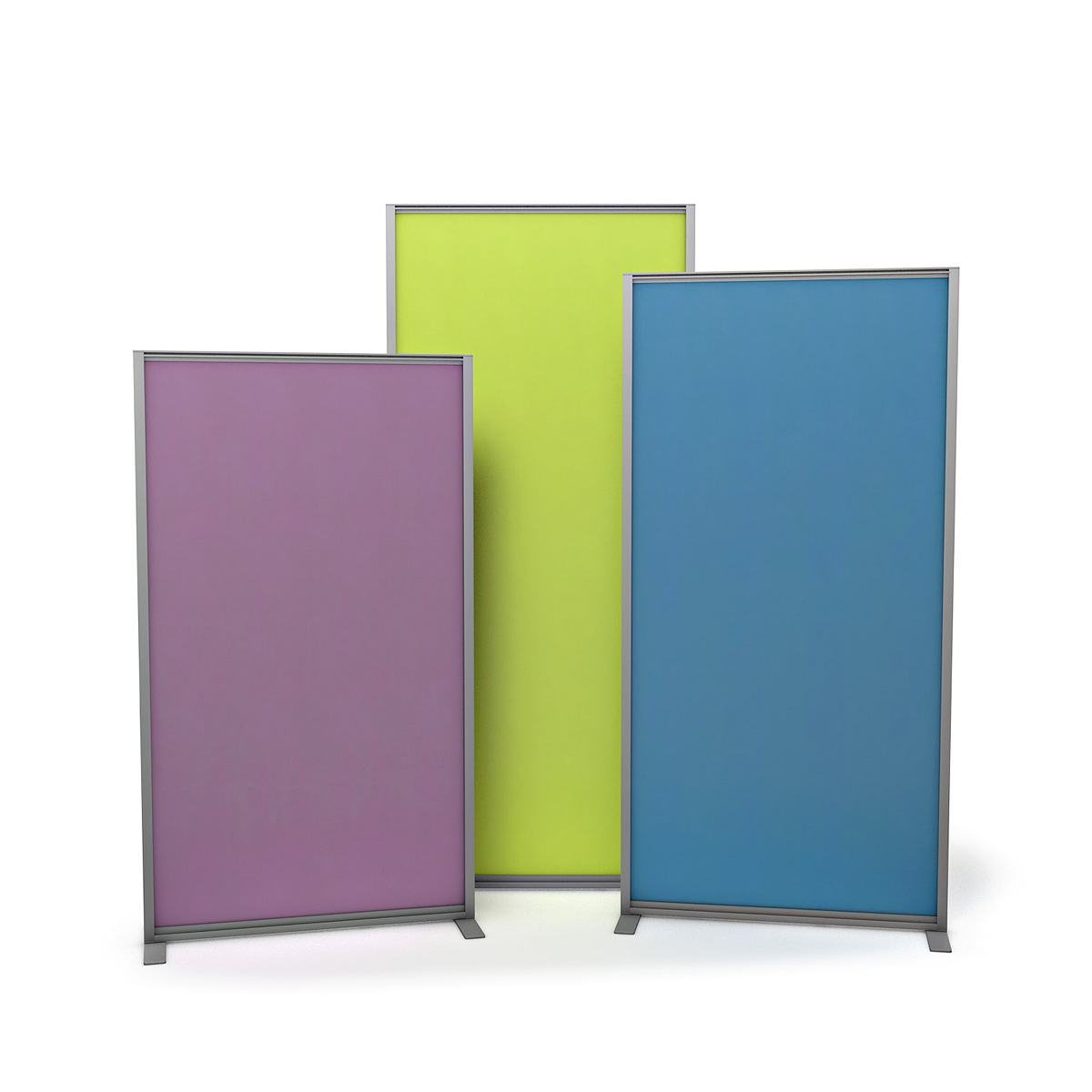 FRONTIER® Medical Screens Anti Microbial Freestanding Divider Screens Available in Four Heights