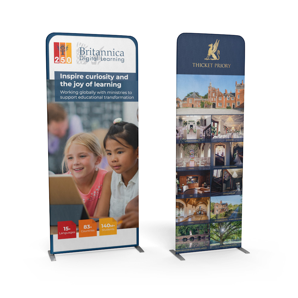 Lightweight Fabric Banners - Available in Two Widths 800mm and 1000mm