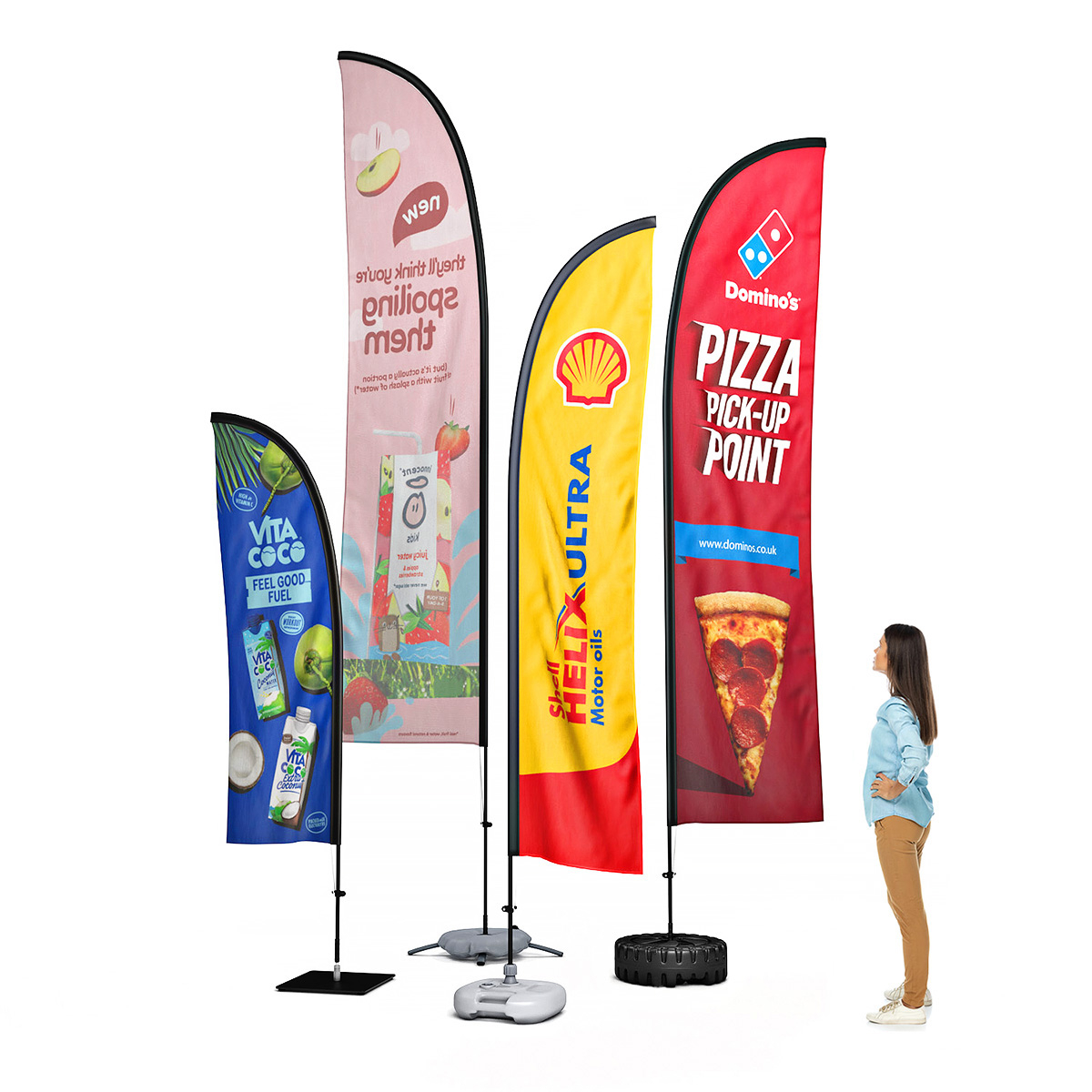 Promotional Feather Flag Banners